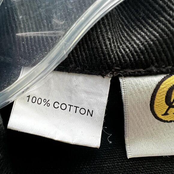 Christine Alexander Black Denim Jacket Sz L Swarovski Crystals Studs Motorcycle - Picture 6 of 10